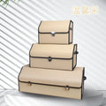 Foldable SUV Trunk Organizer - Waterproof Cargo Storage Box with Handles, 65L