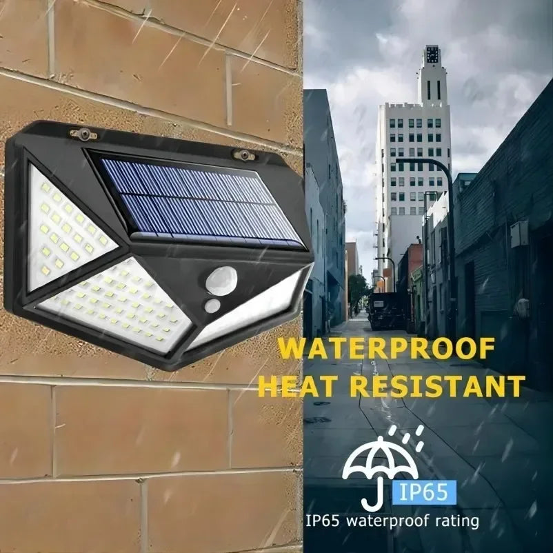 Solar Motion Sensor Light - Waterproof LED Outdoor Garden Spotlight