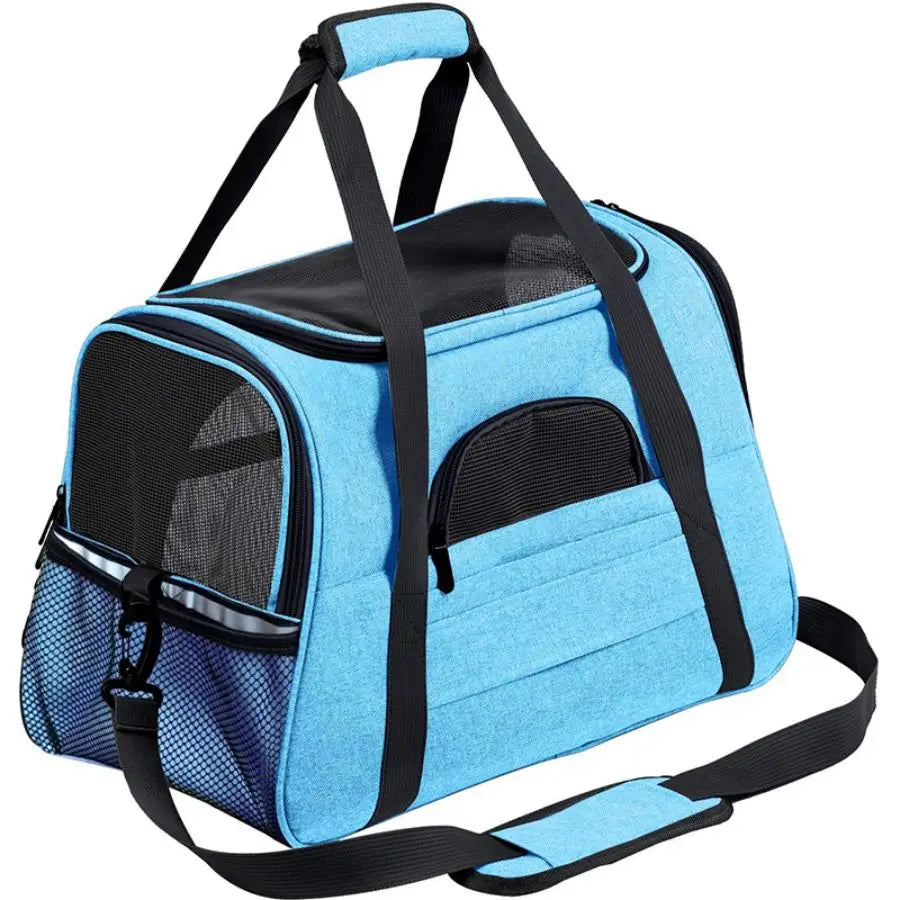 Airline-Approved Pet Carrier Bag - Soft-Sided Travel Carrier for Cats & Dogs Up to 20 lbs