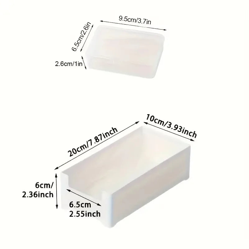 Cable Organizer Storage Box Set - Durable Plastic Cord & Charger Management for Home Office