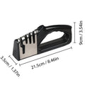 4-Stage Knife Sharpener - Portable Kitchen Tool with Non-Slip Base
