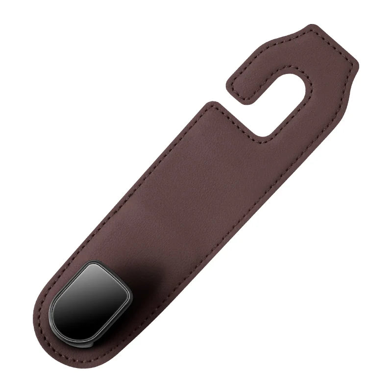 Car Headrest Hooks - Soft Wear-Resistant Hanging Hooks for Back Seat Bags, Coats & Groceries