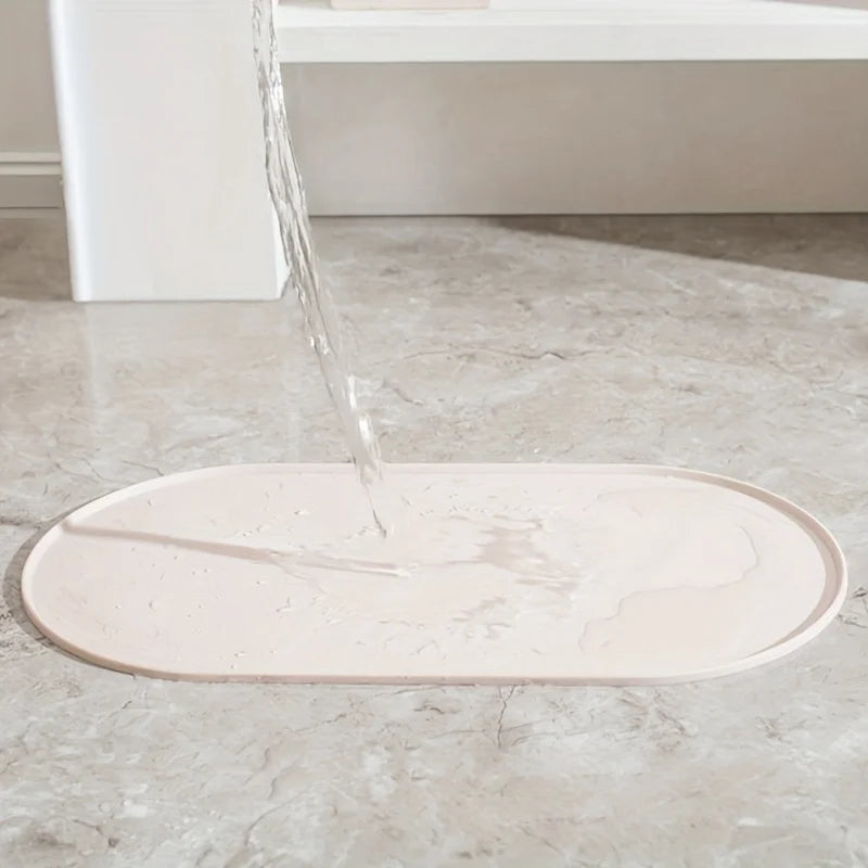 Waterproof Non-Slip Pet Feeding Mat - Silicone Placemat for Dog & Cat Bowls