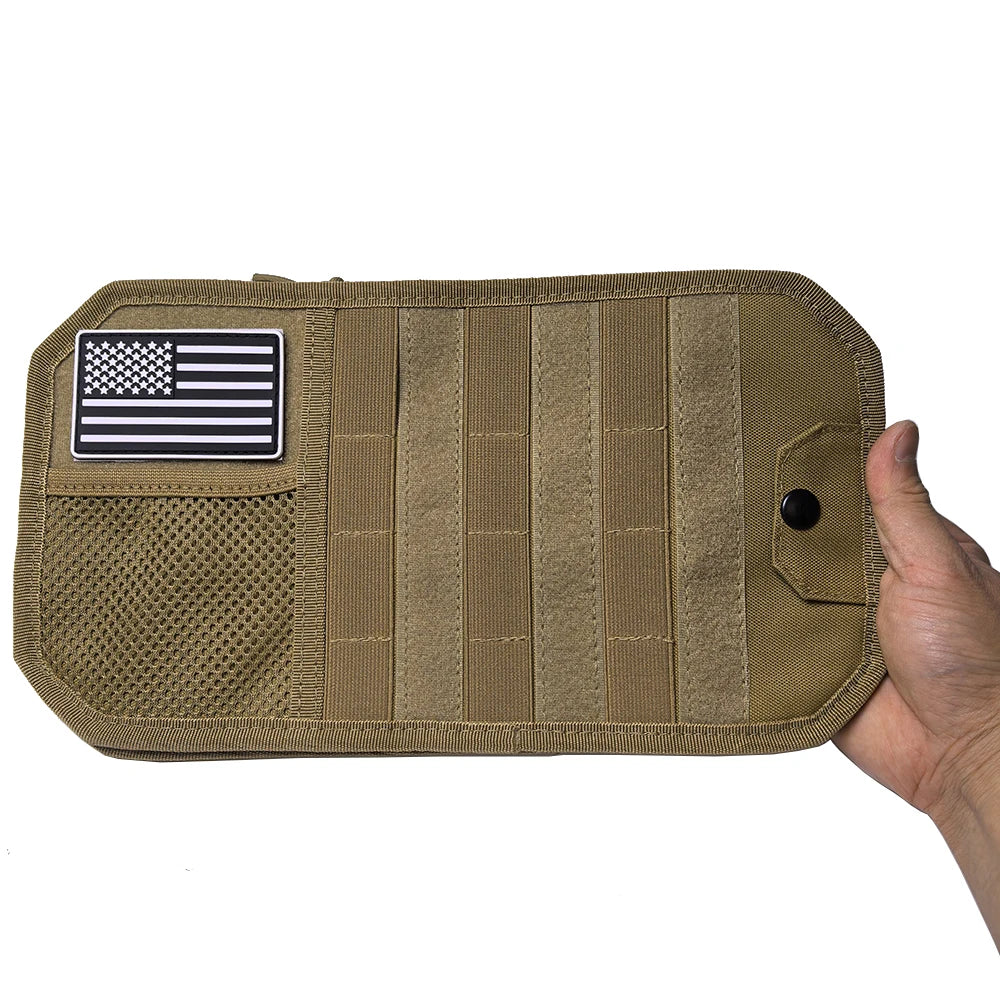 Car Sun Visor Organizer - Universal Molle Storage Clip for Sunglasses, Cards & Small Essentials