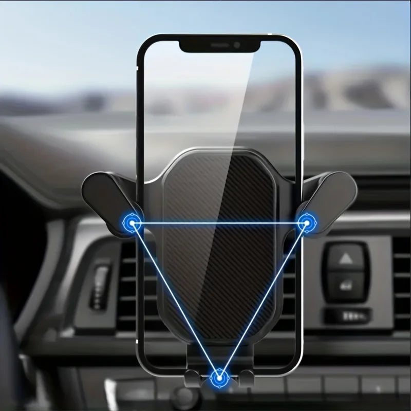 Universal Car Phone Mount - Air Vent Clip Holder for Smartphones & GPS Devices